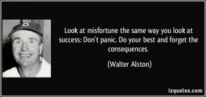 Walter Alston Quote