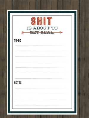Funny To do list // 4x6 // Printable File PDF by blacklabstudio, $8.00 ...