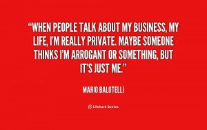 People in My Business Quotes