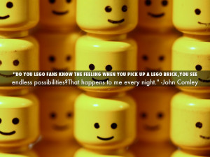 do you lego fans know the feeling when you pick up a lego brick ...