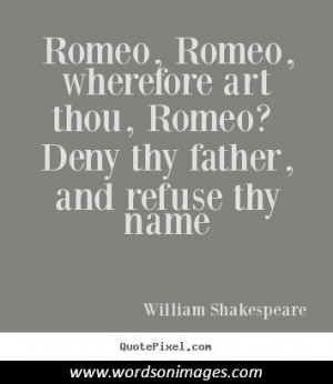 Romeo and juliet famous quotes