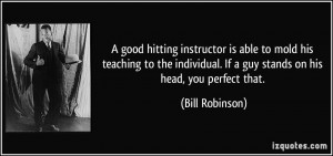 good hitting instructor is able to mold his teaching to the ...