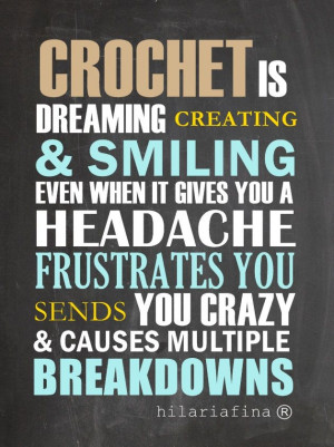 Why do you Crochet? ? 4U // hf