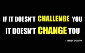 Challenge is a step forward