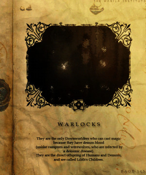 Warlocks - The Shadowhunter Codex