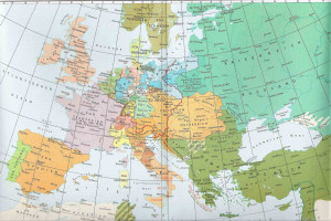 Map of Europe 1815 After Congress of Vienna