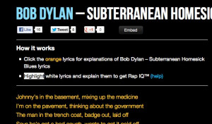 Check Out Rap Genius, The Song Lyrics Site That Andreessen Horowitz ...