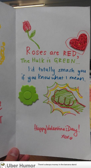 The first Valentine I ever received at work