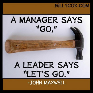 Manager vs Leader.