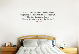 Home • Liverpool FC Bill Shankly Trinity Quote Wall Sticker
