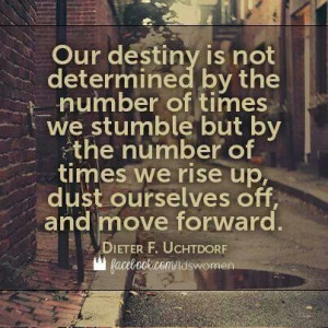 Dust yourself off...