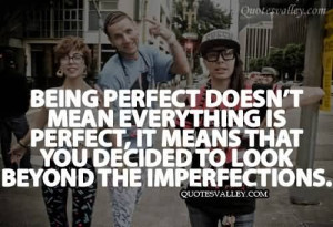 Being Perfect Doesn’t Mean Everything Is Perfect
