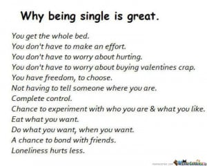 Being Single Is Great!