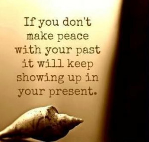 Letting go of your past..