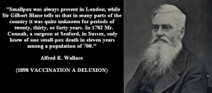 ... vaccinated (usually given smallpox by the vaccine) 'Unvaccinated' lie