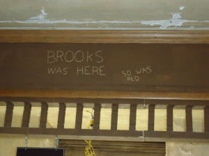 Shawshank Redemption Brooks Was Here The shawshank redemption