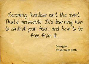 ... for this image include: book, books, fearless, quote and divergent
