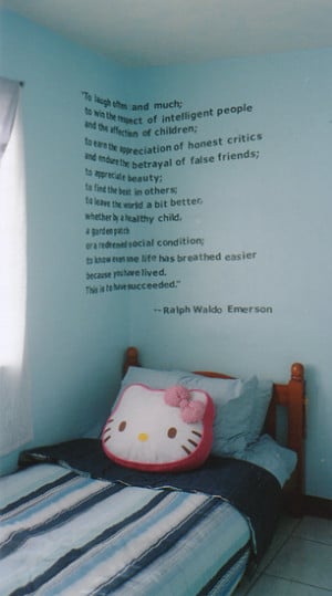 Quotes and Poems – Creative Painting Ideas for Kid’s Bedroom