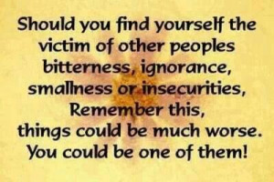 Damn them bitter people ha ha