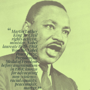 Martin Luther King Jr. Civil rights activist, minister, Nobel laureate ...