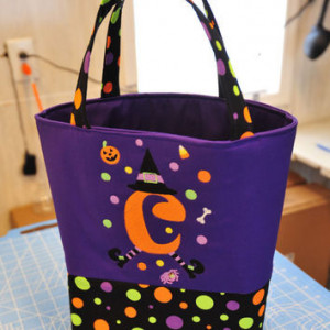 Personalized Halloween Trick or Treat Bag