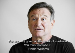 Robin williams, quotes, sayings, madness, deep