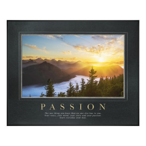 Passion Sunrise Motivational Poster