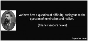 We have here a question of difficulty, analogous to the question of ...