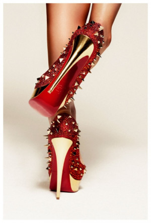 Spikey Red Heels