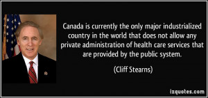 industrialized country in the world that does not allow any private ...