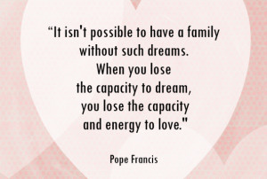 ... home today quoted from pope franci s homily during his visit here in