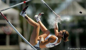 Pole Vault Mishap