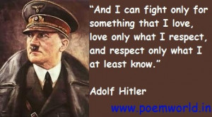 Adolf Hitler Motivational Quotes in English