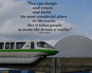 You Can Design and Create Walt Disney Quote
