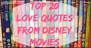 20 Sweet Love Quotes from Disney Movies