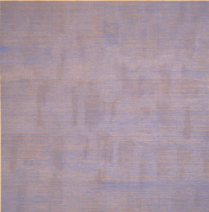 Agnes Martin: Falling Blue, 1963 - oil and graphite on canvas ...