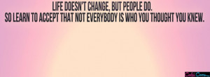 life quotes facebook covers be the change