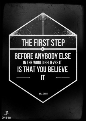 the first step