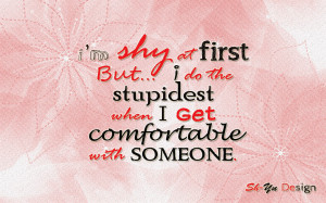 Shy People Quotes Shy