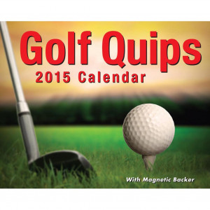 Golf Quips 2015 Mini Desk Calendar