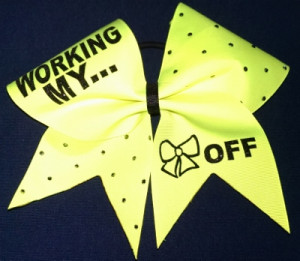 Cute Cheer Bows With Sayings