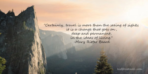 Mary Ritter Beard Travel Quote