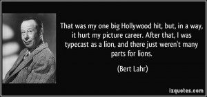 More Bert Lahr Quotes