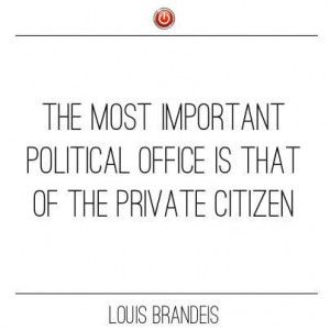 ... is that of the private citizen.
