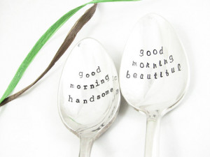 Stamped Vintage Teaspoons. Good Morning Beautiful. Good Morning ...