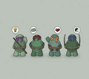 Ninja turtle cute!