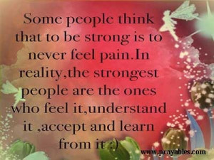 Great quote on breaking through pain