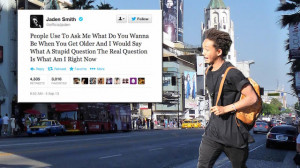 ... quotes from Jaden Smith will appear after your character dies in the