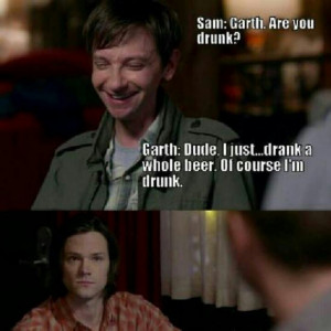 Garth is such a light weight :)