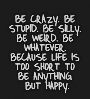 happy quote share this quote about being happy on facebook